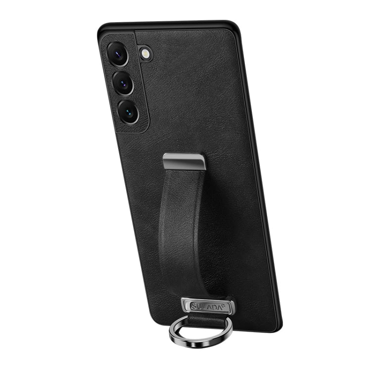 For Samsung Galaxy S23 5G SULADA PC Hybrid Leather Texture Skin Feel Shockproof Phone Case(Black) - Galaxy S23 5G Cases by SULADA | Online Shopping South Africa | PMC TechLife | Buy Now Pay Later Mobicred