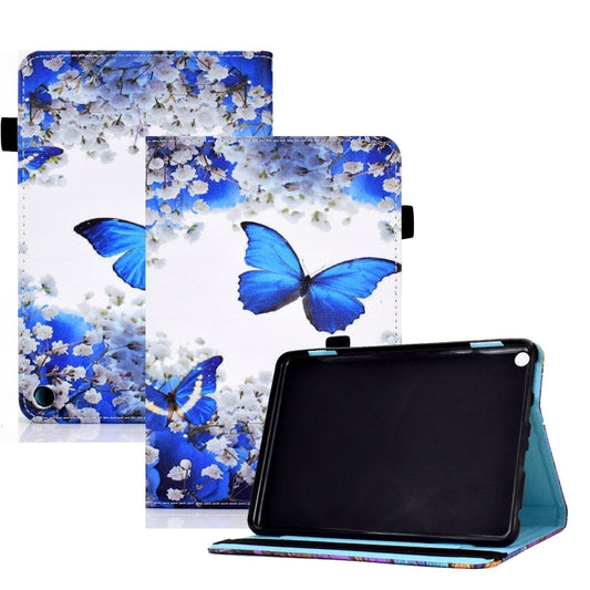 For Amazon Fire Max 11 2023 Colored Drawing Smart Leather Tablet Case(Flowers Butterflies) - Amazon by PMC Jewellery | Online Shopping South Africa | PMC Jewellery | Buy Now Pay Later Mobicred