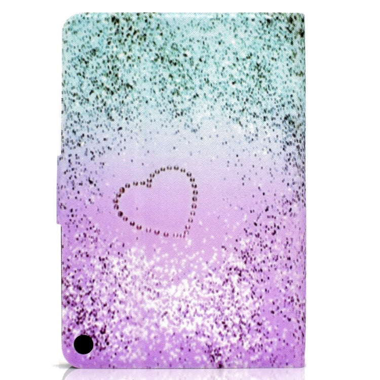 For Amazon Fire Max 11 2023 Colored Drawing Smart Leather Tablet Case(Love Quicksand) - Amazon by PMC TechLife | Online Shopping South Africa | PMC TechLife | Buy Now Pay Later Mobicred