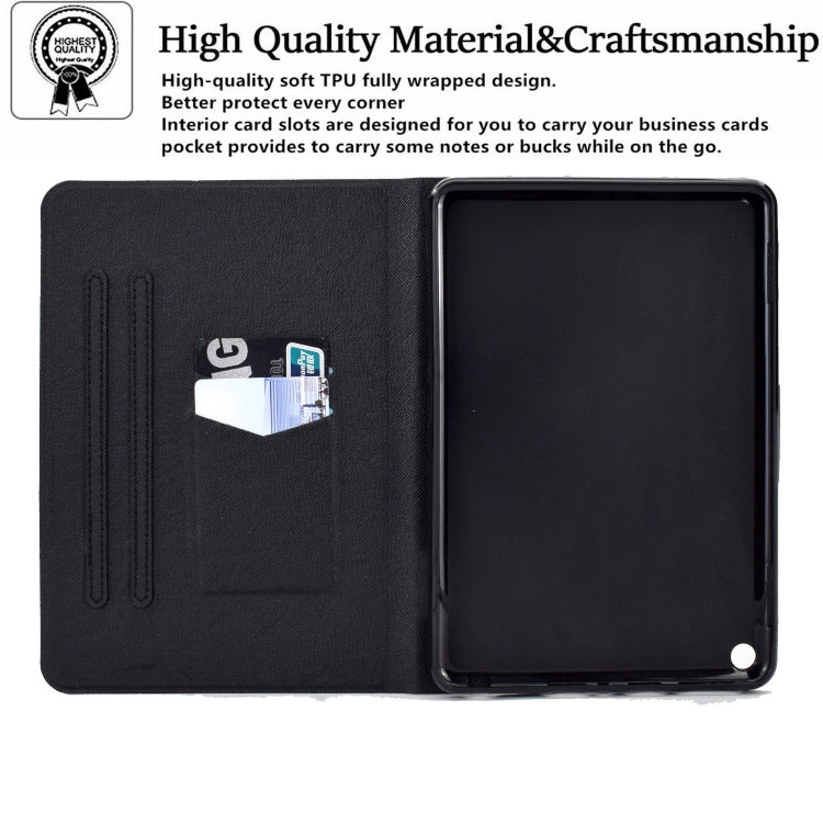 For Amazon Fire Max 11 2023 Colored Drawing Smart Leather Tablet Case(Waterdrop) - Amazon by PMC TechLife | Online Shopping South Africa | PMC TechLife | Buy Now Pay Later Mobicred