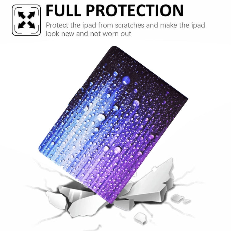 For Amazon Fire Max 11 2023 Colored Drawing Smart Leather Tablet Case(Waterdrop) - Amazon by PMC TechLife | Online Shopping South Africa | PMC TechLife | Buy Now Pay Later Mobicred