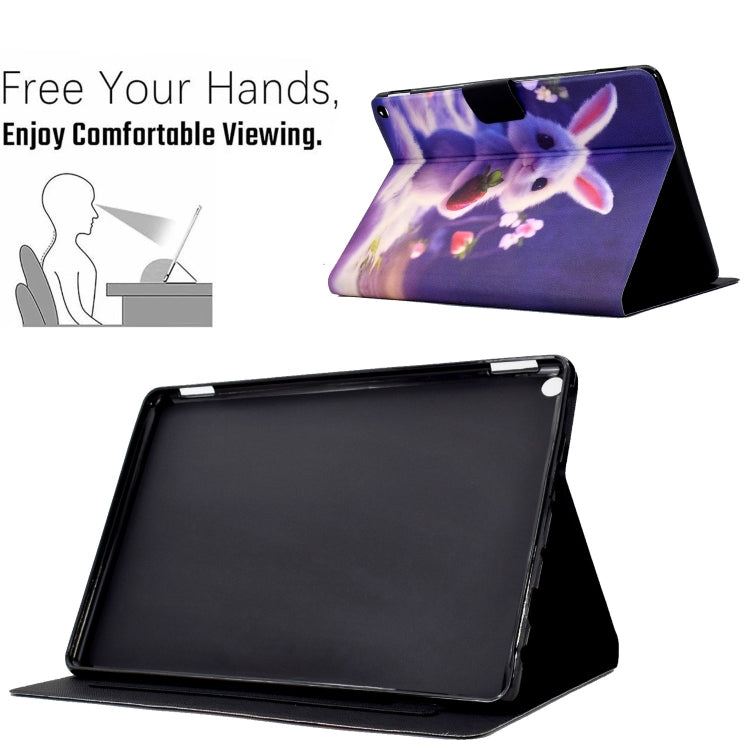For Amazon Fire Max 11 2023 Colored Drawing Smart Leather Tablet Case(Strawberry Bunny) - free shipping - PMC TechLife - Order now!