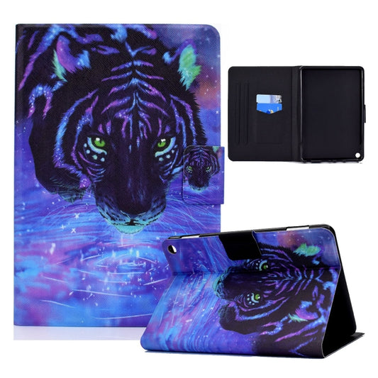 For Amazon Fire Max 11 2023 Colored Drawing Smart Leather Tablet Case(Starry Lion) - Amazon by PMC Jewellery | Online Shopping South Africa | PMC Jewellery | Buy Now Pay Later Mobicred