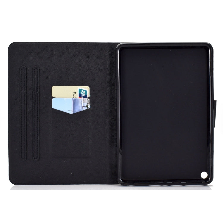 For Amazon Fire Max 11 2023 Colored Drawing Smart Leather Tablet Case(Starry Reflection) - Amazon by PMC TechLife | Online Shopping South Africa | PMC TechLife | Buy Now Pay Later Mobicred