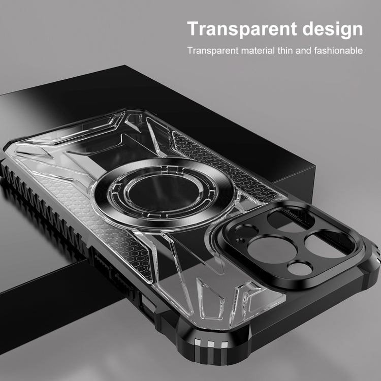 For iPhone 12 CD Texture Magsafe Phone Case(Sapphire) - iPhone 12 / 12 Pro Cases by PMC TechLife | Online Shopping South Africa | PMC TechLife