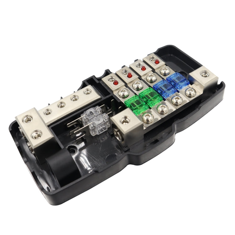 CP-0721 Orvac 0-4 GA 4 Circuit HD Fuse Power Distribution Block Ground Buss with LED Indicator - Fuse by PMC Jewellery | Online Shopping South Africa | PMC Jewellery | Buy Now Pay Later Mobicred