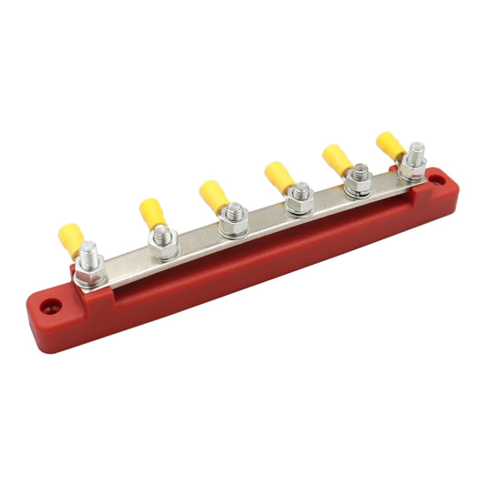 CP-3123 RV Yacht 150A High Current Single-row 4-way Busbar with 6pcs Terminals - Booster Cable & Clip by PMC Jewellery | Online Shopping South Africa | PMC Jewellery | Buy Now Pay Later Mobicred