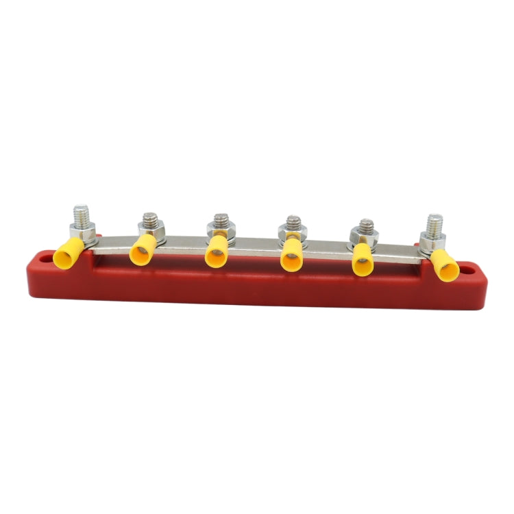 CP-3123 RV Yacht 150A High Current Single-row 4-way Busbar with 6pcs Terminals - Booster Cable & Clip by PMC TechLife | Online Shopping South Africa | PMC TechLife | Buy Now Pay Later Mobicred