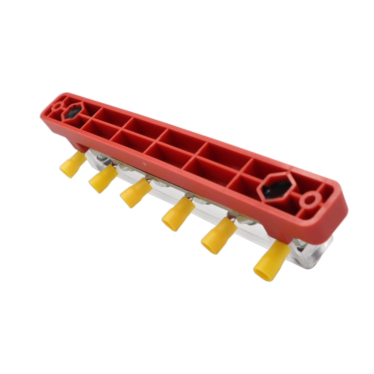 CP-3123 RV Yacht 150A High Current Single-row 4-way Busbar with 6pcs Terminals - Booster Cable & Clip by PMC TechLife | Online Shopping South Africa | PMC TechLife | Buy Now Pay Later Mobicred