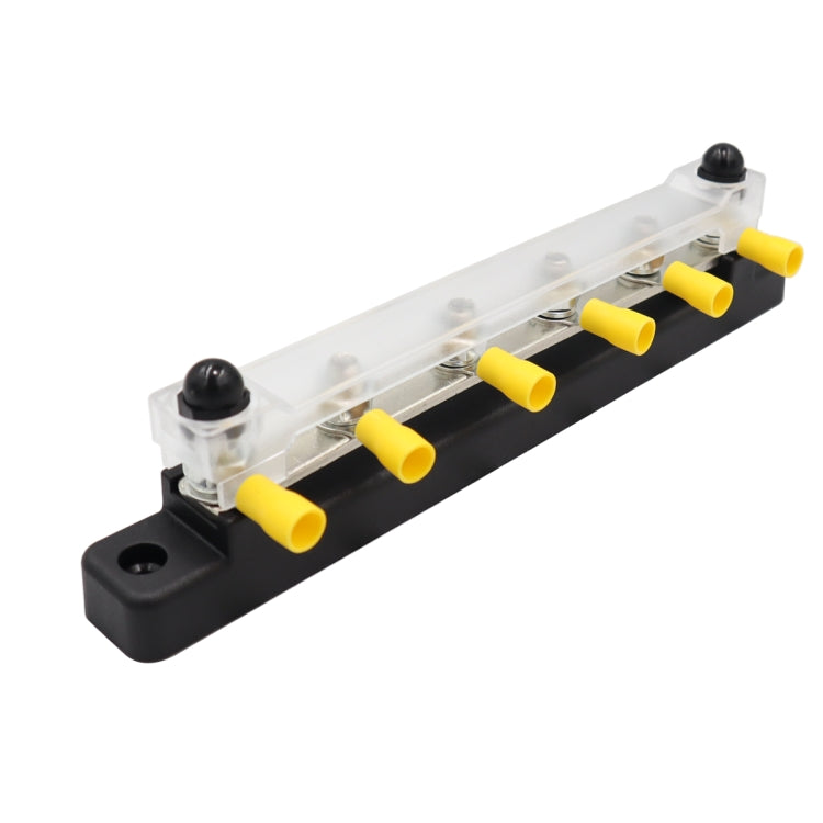 CP-3124 RV Yacht 150A High Current Single-row 4-way Busbar with 6pcs Terminals - Booster Cable & Clip by PMC Jewellery | Online Shopping South Africa | PMC Jewellery | Buy Now Pay Later Mobicred