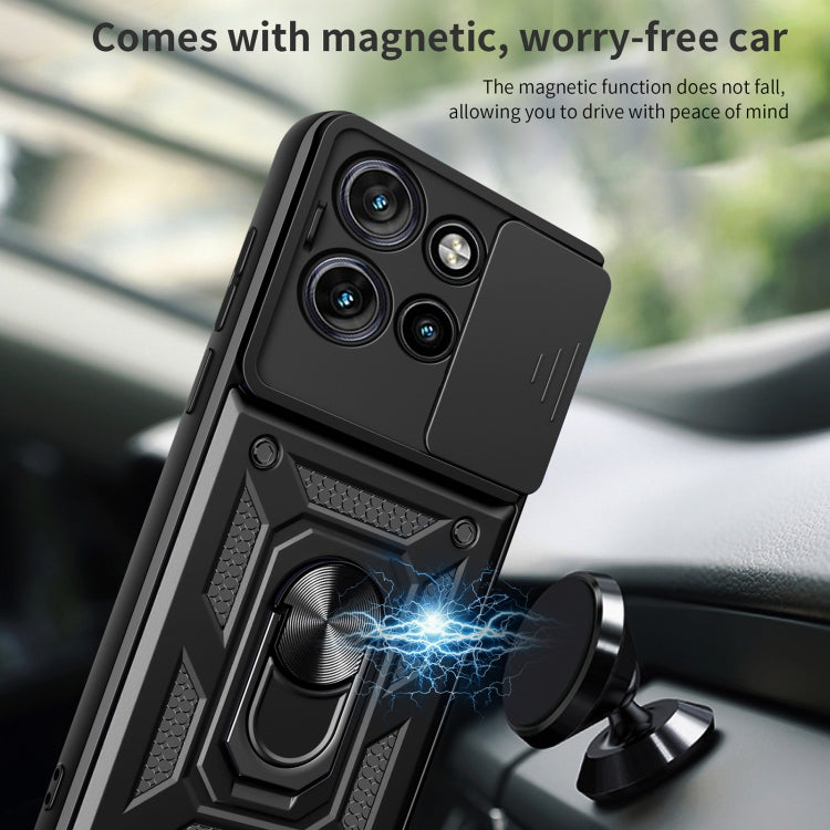 For Motorola Edge 50 Neo Sliding Camera Cover Design TPU+PC Phone Case(Gold) - free shipping - PMC TechLife - Order now!