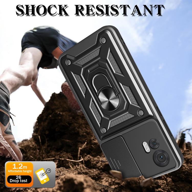 For Motorola Edge 30 Neo Sliding Camera Cover Design TPU+PC Phone Case(Red) - free shipping - PMC TechLife - Order now!