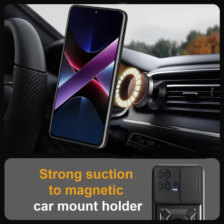 For Motorola Edge 30 Fusion Sliding Camera Cover Design TPU+PC Phone Case(Silver) - free shipping - PMC TechLife - Order now!