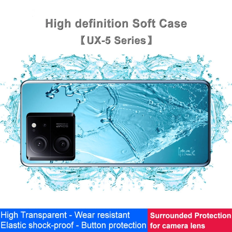 For Xiaomi Redmi K60 Ultra 5G imak UX-5 Series Transparent Shockproof TPU Protective Case(Transparent) - Redmi K60 Ultra Cases by imak | Online Shopping South Africa | PMC Jewellery | Buy Now Pay Later Mobicred