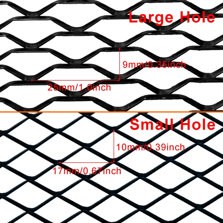 XH-6013 100x33cm Universal Car Grill Mesh Aluminum Alloy Grille Insert Bumper, Type:Small Hole(Blue) - Front Grille Decoration Strip by PMC TechLife | Online Shopping South Africa | PMC TechLife | Buy Now Pay Later Mobicred