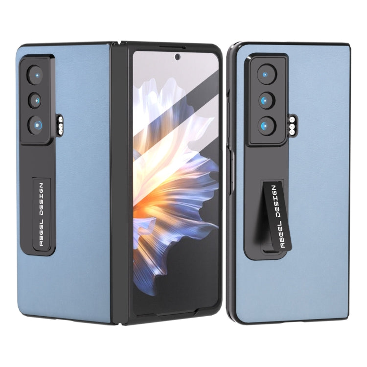 For Honor Magic Vs ABEEL Haze Texture PU Phone Case(Twilight Blue) - Honor Cases by PMC TechLife | Online Shopping South Africa | PMC TechLife | Buy Now Pay Later Mobicred