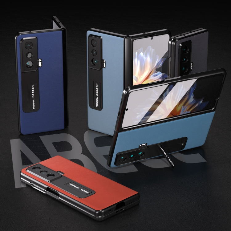 For Honor Magic Vs ABEEL Haze Texture PU Phone Case(Twilight Blue) - Honor Cases by PMC TechLife | Online Shopping South Africa | PMC TechLife | Buy Now Pay Later Mobicred