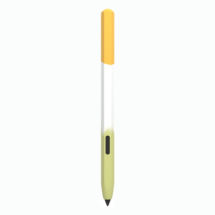 For Samsung Galaxy Tab S6 Lite LOVE MEI Rainbow Liquid Silicone Protective Pen Case(Yellow) - Pencil Accessories by LOVE MEI | Online Shopping South Africa | PMC TechLife