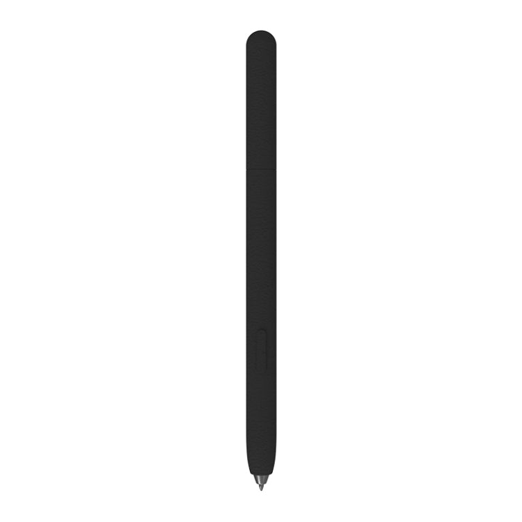 For Samsung Galaxy Tab S6 Lite LOVE MEI Frosted Leather Texture Silicone Protective Pen Case(Black) - Pencil Accessories by LOVE MEI | Online Shopping South Africa | PMC TechLife