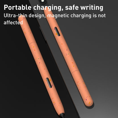 For Samsung Galaxy Tab S7 LOVE MEI Luminous Silicone Protective Pen Case(Orange) - Pencil Accessories by LOVE MEI | Online Shopping South Africa | PMC Jewellery