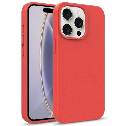 For iPhone 16 Pro Max Starry Series Shockproof Straw Material + TPU Protective Case(Red) - iPhone 16 Pro Max Cases by PMC Jewellery | Online Shopping South Africa | PMC Jewellery | Buy Now Pay Later Mobicred