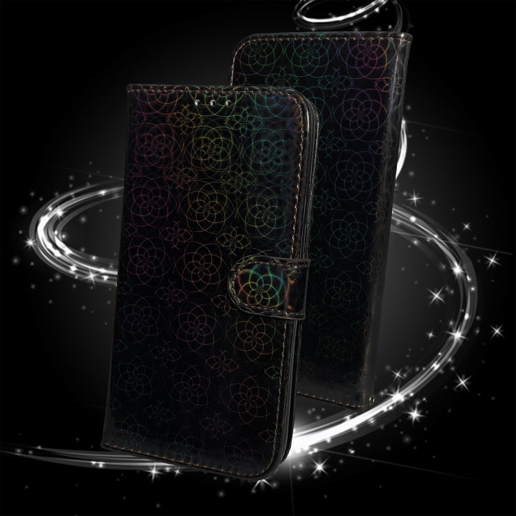 For iPhone 16 Pro Colorful Magnetic Buckle Leather Phone Case(Black) - iPhone 16 Pro Cases by PMC Jewellery | Online Shopping South Africa | PMC Jewellery | Buy Now Pay Later Mobicred