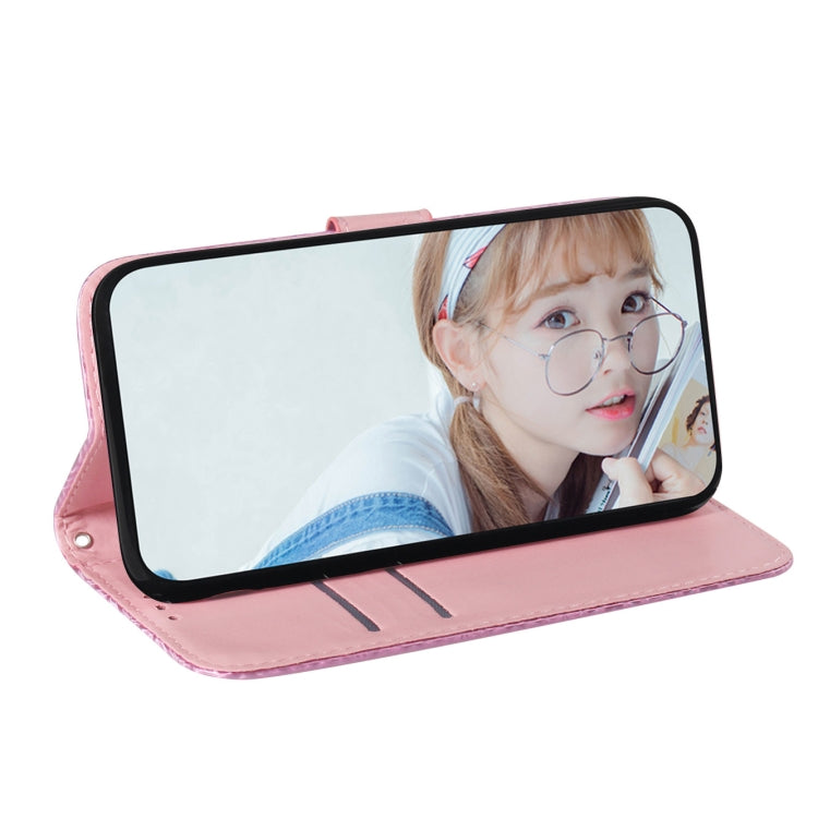 For iPhone 16 Plus Colorful Magnetic Buckle Leather Phone Case(Pink) - iPhone 16 Plus Cases by PMC TechLife | Online Shopping South Africa | PMC TechLife | Buy Now Pay Later Mobicred