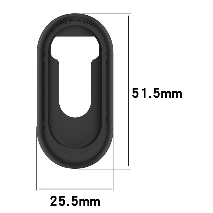 For Xiaomi Mi Band 8 Pure Color Silicone Watch Protective Case(White) - Watch Cases by PMC TechLife | Online Shopping South Africa | PMC TechLife