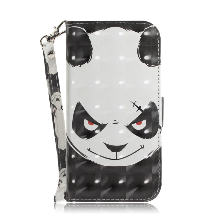 For iPhone SE 2024 3D Colored Horizontal Flip Leather Phone Case(Angry Bear) - More iPhone Cases by PMC Jewellery | Online Shopping South Africa | PMC Jewellery | Buy Now Pay Later Mobicred
