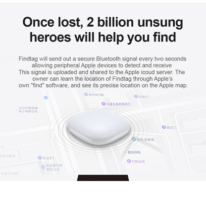 FindTag Global Location Tracker Anti-lost Protection Devices(White) - Personal Tracker by PMC Jewellery | Online Shopping South Africa | PMC Jewellery | Buy Now Pay Later Mobicred