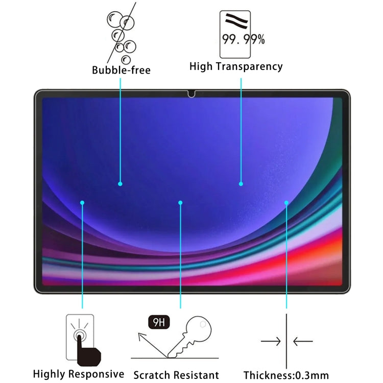 For Samsung Galaxy Tab S10 11 9H 0.3mm Explosion-proof Tempered Glass Film - Tab S10 Tempered Glass by PMC Jewellery | Online Shopping South Africa | PMC Jewellery | Buy Now Pay Later Mobicred