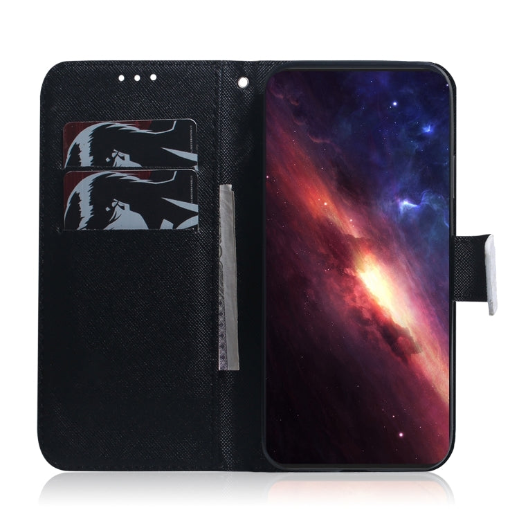 For iPhone 16 Coloured Drawing Flip Leather Phone Case(Panda) - iPhone 16 Cases by PMC TechLife | Online Shopping South Africa | PMC TechLife | Buy Now Pay Later Mobicred
