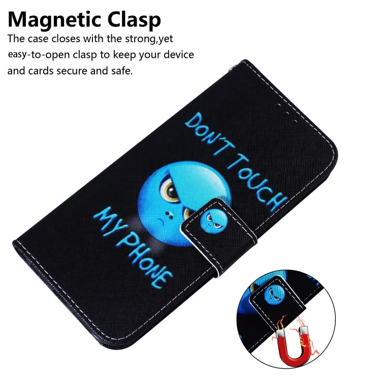 For iPhone 16 Plus Coloured Drawing Flip Leather Phone Case(Anger) - iPhone 16 Plus Cases by PMC TechLife | Online Shopping South Africa | PMC TechLife | Buy Now Pay Later Mobicred