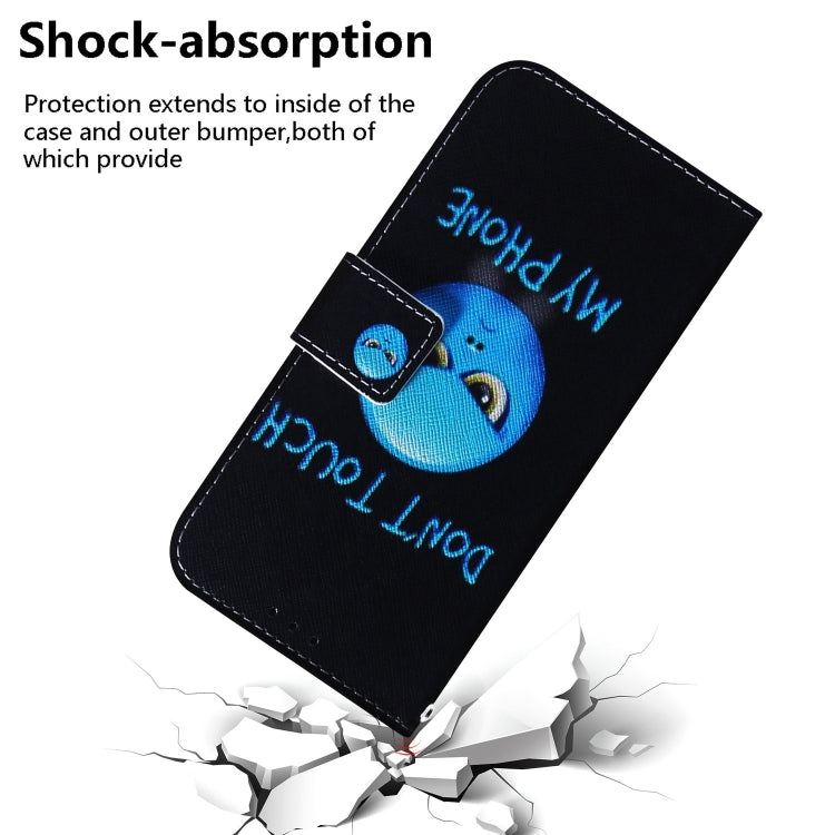 For iPhone 16 Plus Coloured Drawing Flip Leather Phone Case(Anger) - iPhone 16 Plus Cases by PMC TechLife | Online Shopping South Africa | PMC TechLife | Buy Now Pay Later Mobicred
