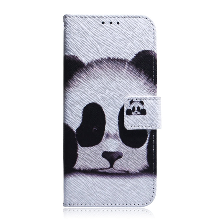 For iPhone 16 Pro Max Coloured Drawing Flip Leather Phone Case(Panda) - iPhone 16 Pro Max Cases by PMC TechLife | Online Shopping South Africa | PMC TechLife | Buy Now Pay Later Mobicred