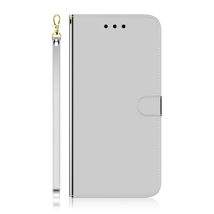 For Realme C53 / Narzo N53 Imitated Mirror Surface Leather Phone Case(Silver) - Realme Cases by PMC Jewellery | Online Shopping South Africa | PMC Jewellery | Buy Now Pay Later Mobicred