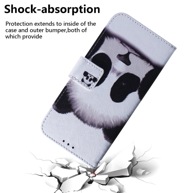 For OPPO Reno11 Pro Global Coloured Drawing Flip Leather Phone Case(Panda) - free shipping - PMC TechLife - Order now!