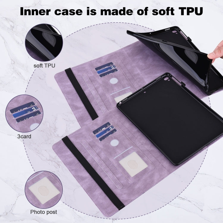 For Amazon Fire Max 11 Embossed Butterfly Pattern Leather Tablet Case(Purple) - free shipping - PMC TechLife - Order now!
