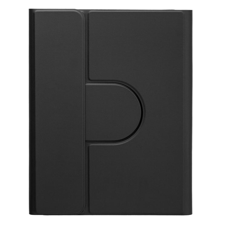 For iPad Air 2022 / iPad Pro 11 2021 Round Button 360 Degree Rotatable Bluetooth Keyboard Leather Case(Black) - Universal by PMC TechLife | Online Shopping South Africa | PMC TechLife