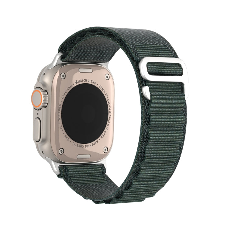 For Apple Watch Ultra 49mm DUX DUCIS GS Series Nylon Loop Watch Band(Green) - Watch Bands by DUX DUCIS | Online Shopping South Africa | PMC Jewellery | Buy Now Pay Later Mobicred