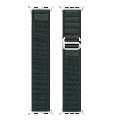 For Apple Watch SE 2022 40mm DUX DUCIS GS Series Nylon Loop Watch Band(Green) - Watch Bands by DUX DUCIS | Online Shopping South Africa | PMC Jewellery | Buy Now Pay Later Mobicred