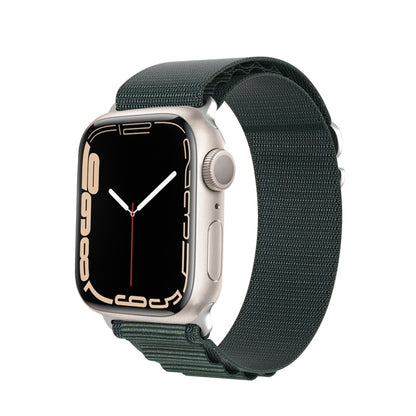 For Apple Watch Series 6 40mm DUX DUCIS GS Series Nylon Loop Watch Band(Green) - Watch Bands by DUX DUCIS | Online Shopping South Africa | PMC Jewellery | Buy Now Pay Later Mobicred