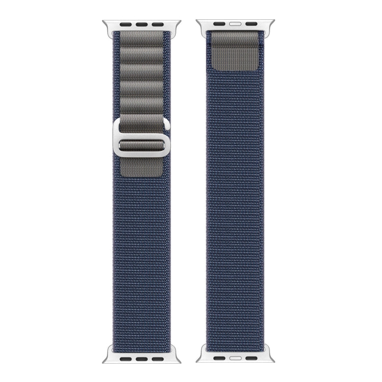 For Apple Watch Series 9 41mm DUX DUCIS GS Series Nylon Loop Watch Band(Blue) - Watch Bands by DUX DUCIS | Online Shopping South Africa | PMC Jewellery | Buy Now Pay Later Mobicred