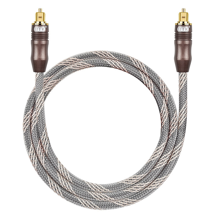 8m EMK OD6.0mm Toslink Square Port to Square Port TV Digital Audio Optical Fiber Connecting Cable - Audio Optical Cables by EMK | Online Shopping South Africa | PMC Jewellery | Buy Now Pay Later Mobicred