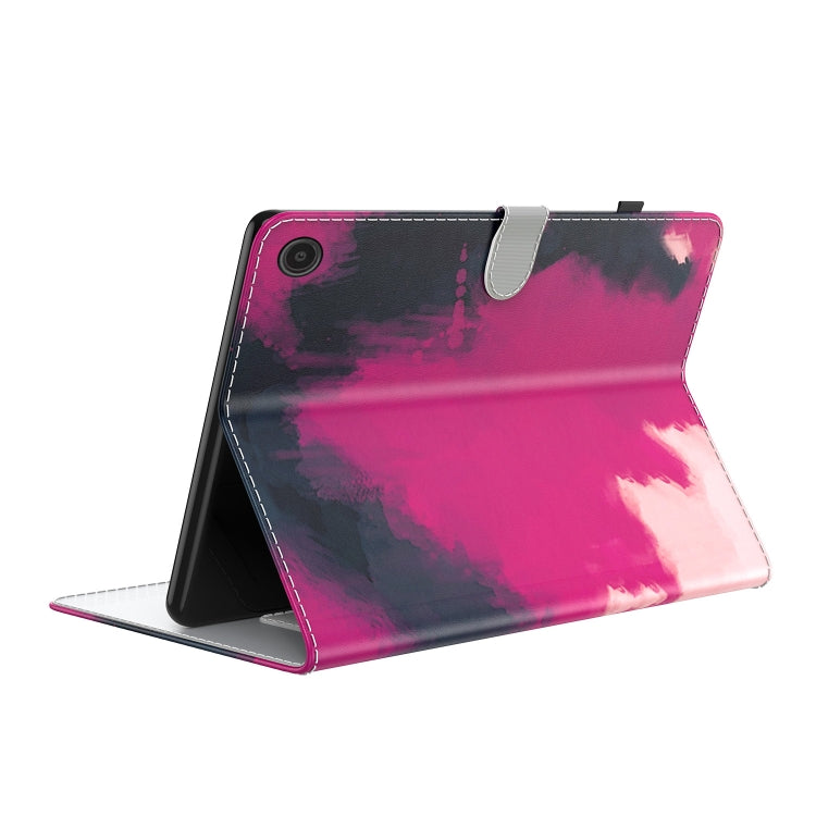 For Amazon Fire Max 11 Watercolor Pattern Flip Leather Tablet Case(Berry Color) - Amazon by PMC TechLife | Online Shopping South Africa | PMC TechLife | Buy Now Pay Later Mobicred