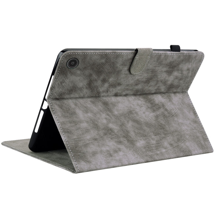 For Amazon Fire Max 11 Tiger Pattern Flip Leather Tablet Case(Grey) - Amazon by PMC TechLife | Online Shopping South Africa | PMC TechLife | Buy Now Pay Later Mobicred