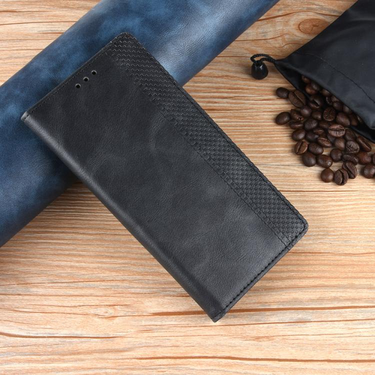 For Ulefone Note 20 Pro Magnetic Buckle Retro Texture Leather Phone Case(Black) - Ulefone Cases by PMC TechLife | Online Shopping South Africa | PMC TechLife | Buy Now Pay Later Mobicred