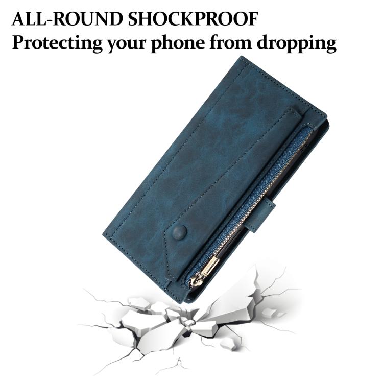 For iPhone 16e ESEBLE Retro Frosted RFID Flip Leather Phone Case(Dark Green) - iPhone 16e Cases by ESEBLE | Online Shopping South Africa | PMC TechLife | Buy Now Pay Later Mobicred
