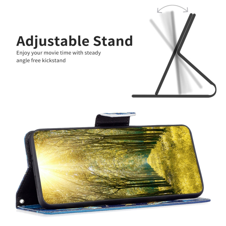For Samsung Galaxy A25 5G Colored Drawing Pattern Leather Phone Case(Gold Butterfly) - Galaxy Phone Cases by PMC TechLife | Online Shopping South Africa | PMC TechLife