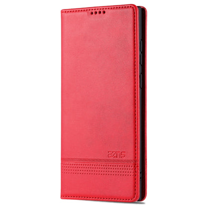 For Samsung Galaxy S24 Ultra 5G AZNS Magnetic Calf Texture Flip Leather Phone Case(Red) - Galaxy S24 Ultra 5G Cases by AZNS | Online Shopping South Africa | PMC Jewellery | Buy Now Pay Later Mobicred